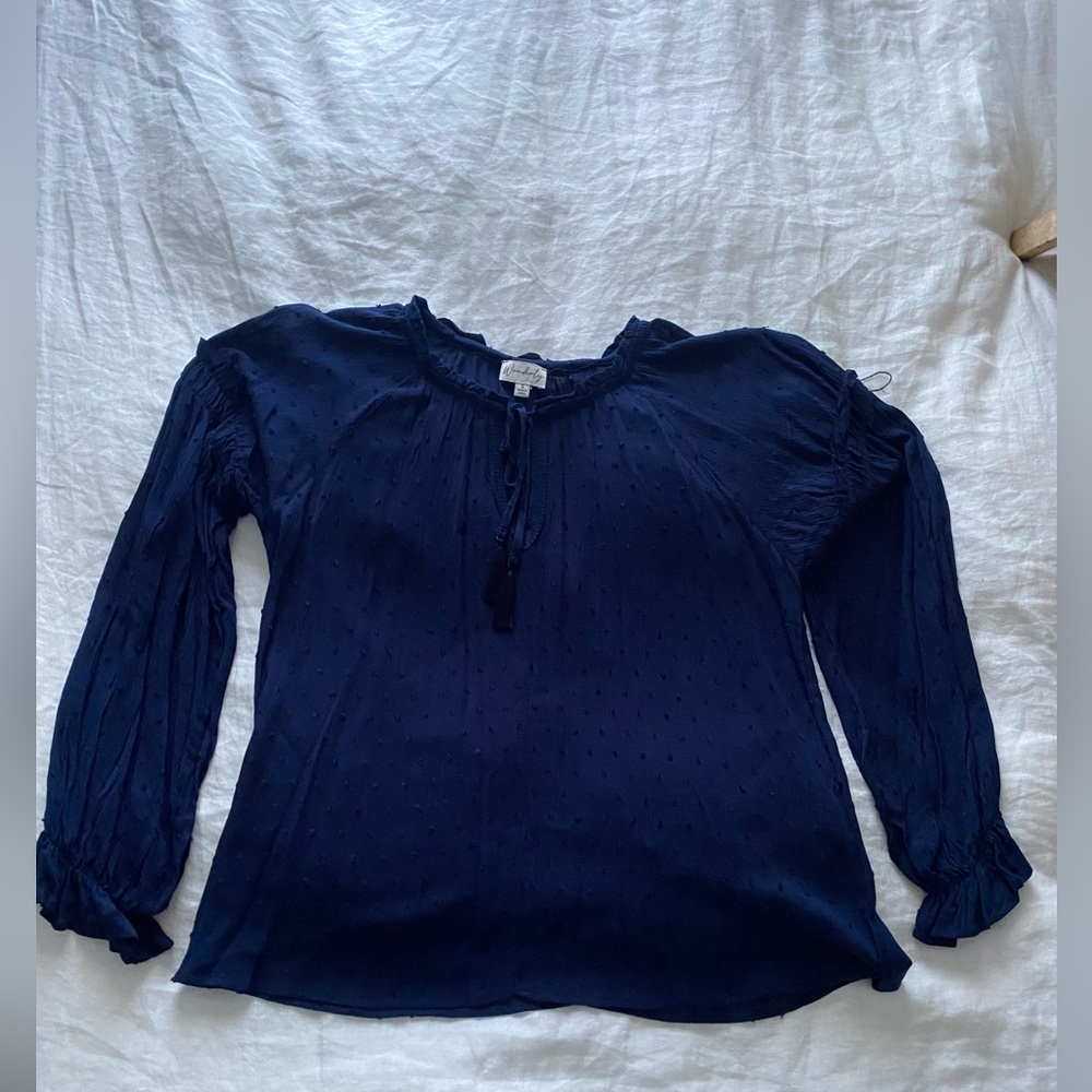 Wonderly Deep Blue Women's Blouse